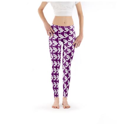 Alota Note$ Icon Sublimated leggings-Red