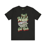 Alota Note$ Garmentry Dont Get Mad Get Rich Unisex Heather Jersey Short Sleeve Tee