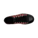 Alota Note$ Garmentry ‘>$’ Icon Pattern Women's Low Top Sneakers - DGMGR Black