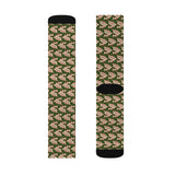 Alota Note$ Garmentry Dollar Sign Icon Pattern Sublimation Socks - Dont Get Mad Get Rich Colorway5