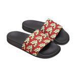 Alota Note$ Garmentry ‘>$’ Icon Pattern Men's Slide Sandals - DGMGR Red