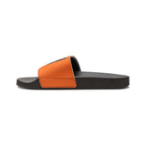 Gotham City Legends Men's PU Slide Sandals-Tangerine/Orange/Blue