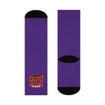 Gotham City Legends Cushioned Crew Socks - Purple/Orange/Purple