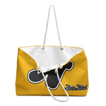 Alota Note$ Garmentry Lettermark Weekender Bag-Yellow