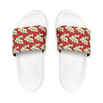 Alota Note$ Garmentry ‘>$’ Icon Pattern Women's Slide Sandals - DGMGR Red