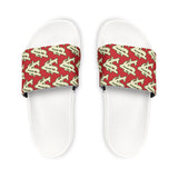 Alota Note$ Garmentry ‘>$’ Icon Pattern Women's Slide Sandals - DGMGR Red