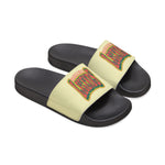 Gotham City Legends Men's PU Slide Sandals-Wheat/Tomato/Pine/Goldenrod Lime