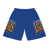 Gotham City Legends Basketball Shorts (AOP)-Royal/Orange