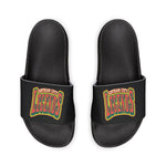 Gotham City Legends Men's PU Slide Sandals-Black/Tomato/Pine/Goldenrod Lime