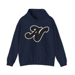 Alota Note$ Garmentry Black Lettermark x Wordmark Unisex Heavy Blend™ Hooded Sweatshirt (13 colors)