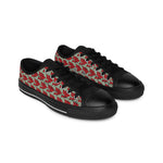 Alota Note$ Garmentry ‘>$’ Icon Pattern Women's Low Top Sneakers - DGMGR Seamoss