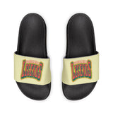 Gotham City Legends Men's PU Slide Sandals-Wheat/Tomato/Pine/Goldenrod Lime