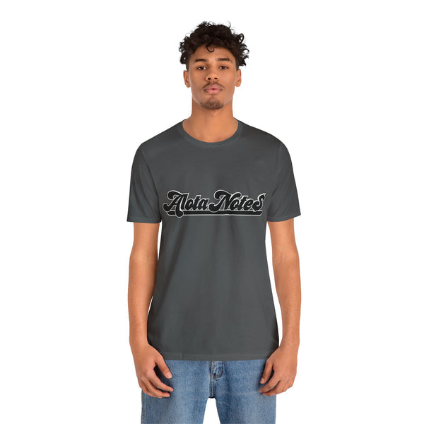 Alota Note$ Garmentry Wordmark(Black) Unisex Jersey Short Sleeve Tee