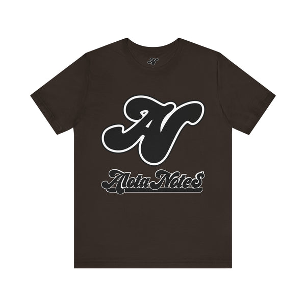 Alota Note$ Garmentry Lettermark-Wordmark Unisex Jersey Short Sleeve Tee