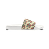 Alota Note$ Garmentry ‘>$’ Icon Pattern Men's Slide Sandals - DGMGR Oatmeal