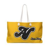 Alota Note$ Garmentry Lettermark Weekender Bag-Yellow