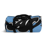 Alota Note$ Garmentry Lettermark Duffel Bag - Sky Blue