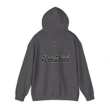 Alota Note$ Garmentry Black Lettermark x Wordmark Unisex Heavy Blend™ Hooded Sweatshirt (13 colors)