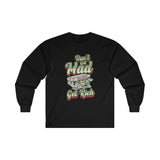 Alota Note$ Garmenty 'Dont Get Mad Get Rich' Ultra Cotton Long Sleeve T-Shirt