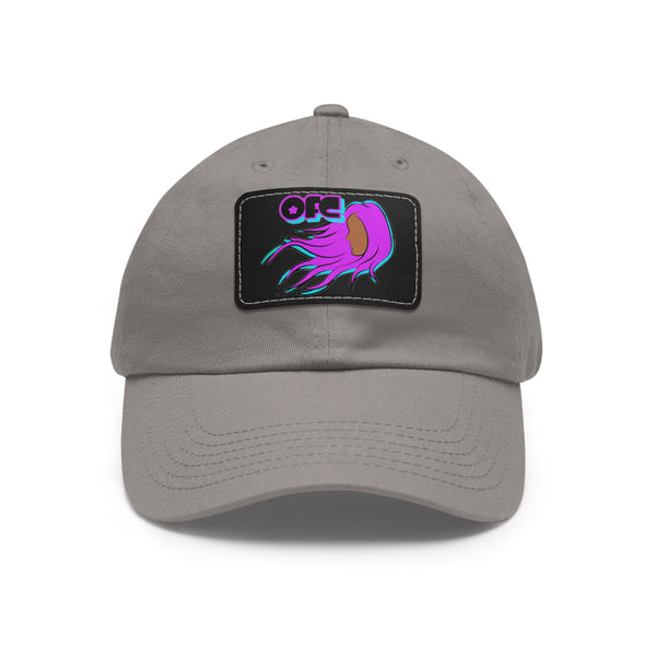 On Fleek Clothing 'WindyHair' Logo Dad Hat with Leather Patch