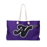 Alota Note$ Garmentry Lettermark Weekender Bag-Purple