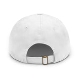 On Fleek Clothing 'WindyHair' Logo Dad Hat with Leather Patch