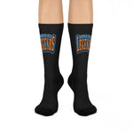 Gotham City Legends Cushioned Crew Socks - Black/Orange/Blue