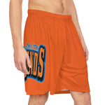 Gotham City Legends Basketball Shorts (AOP)-Orange/Royal/Orange