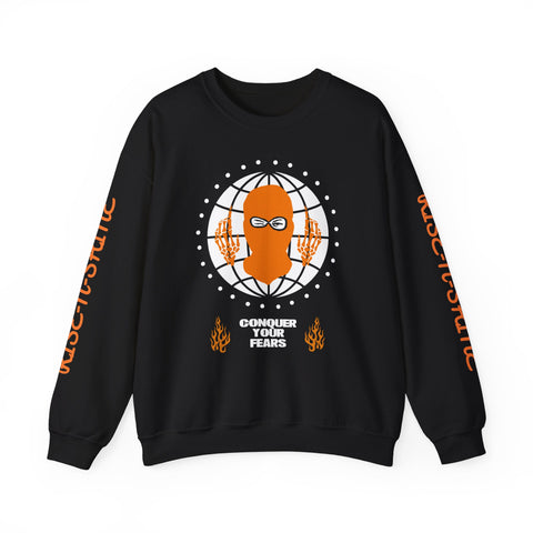 RNS Global 'Conquer Your Fears' Heavy Blend™ Crewneck Sweatshirt