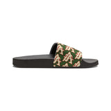 Alota Note$ Garmentry ‘>$’ Icon Pattern Men's Slide Sandals - DGMGR Forest