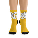 Alota Note$ Garmentry Monogram DTG Socks-Yellow