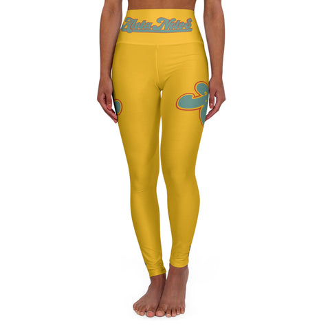 Alota Note$ Garmentry - ANG Fit+ High Waisted Yoga Leggings (Hello Yellow)