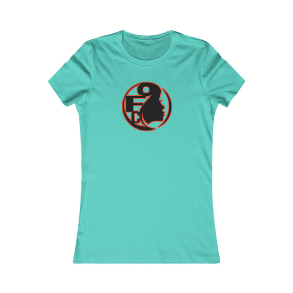 On Fleek Cosmetics Women's Favorite Tee - orange logo