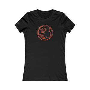 On Fleek Cosmetics Women's Favorite Tee - orange logo