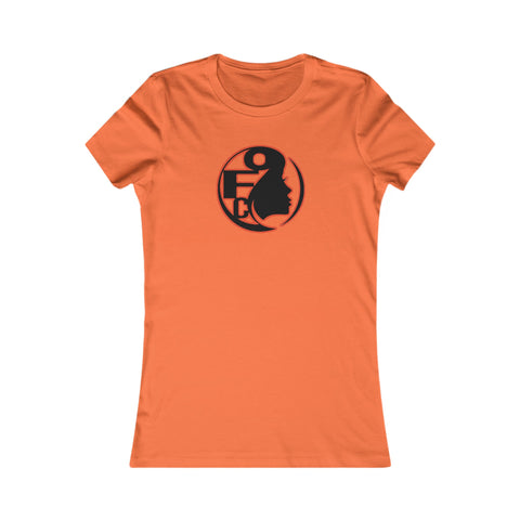 On Fleek Cosmetics Women's Favorite Tee - orange logo