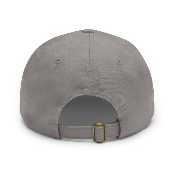 On Fleek Clothing 'WindyHair' Logo Dad Hat with Leather Patch