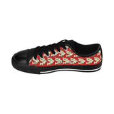 Alota Note$ Garmentry ‘>$’ Icon Pattern Women's Low Top Sneakers - DGMGR Red