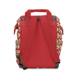 Alota Note$ Garmentry Multifunctional Backpack - DGMGR Red