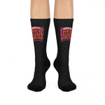 Gotham City Legends Cushioned Crew Socks - Black/Orange/Purple