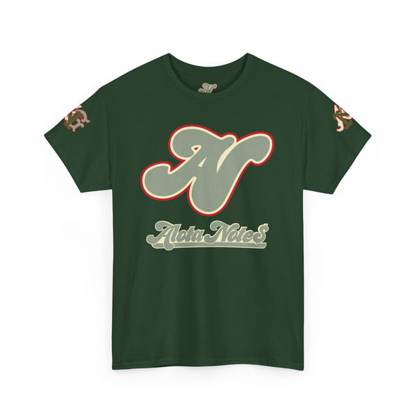 Alota Note$ Garmentry Lettermark-Wordmark Unisex Heavy Cotton Tee - DGMGR colorways