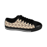 Alota Note$ Garmentry ‘>$’ Icon Pattern Women's Low Top Sneakers - DGMGR Oatmeal