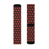 Alota Note$ Garmentry Dollar Sign Icon Pattern Sublimation Socks - Dont Get Mad Get Rich Colorway1