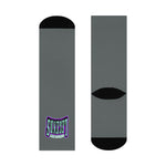 Gotham City Legends Cushioned Crew Socks - Charcoal/Purple/Teal