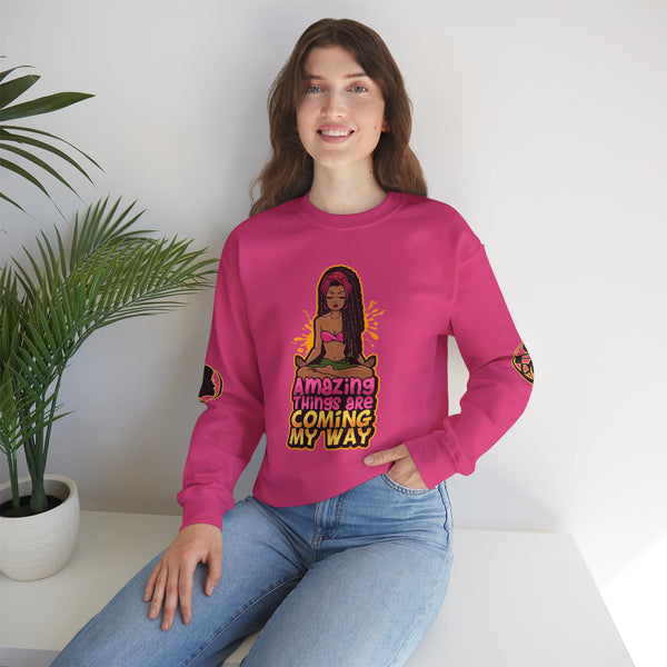 On Fleek Clothing 'Amazing Things' Heavy Blend™ Crewneck Sweatshirt