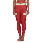 Yoga Leggings - Alota Note$ ANG Fit+ High Waisted Leggings (DGMGR Red)