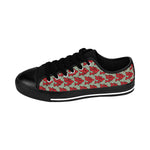 Alota Note$ Garmentry ‘>$’ Icon Pattern Women's Low Top Sneakers - DGMGR Seamoss