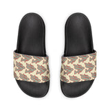 Alota Note$ Garmentry ‘>$’ Icon Pattern Men's Slide Sandals - DGMGR Oatmeal