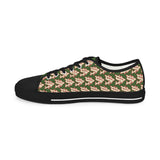 Alota Note$ Garmentry >$ Icon Pattern Men's Low Top Sneakers - DGMGR Hunter