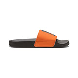 Gotham City Legends Men's PU Slide Sandals-Tangerine/Orange/Blue