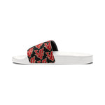 Alota Note$ Garmentry ‘>$’ Icon Pattern Men's Slide Sandals - DGMGR Black